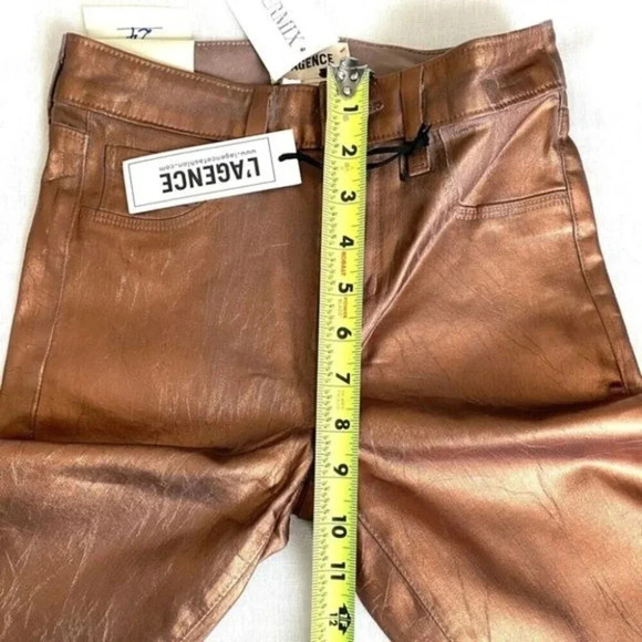 NWT L’Agence Margot Metallic HighRise Skinny Jeans - Picture 10 of 16
